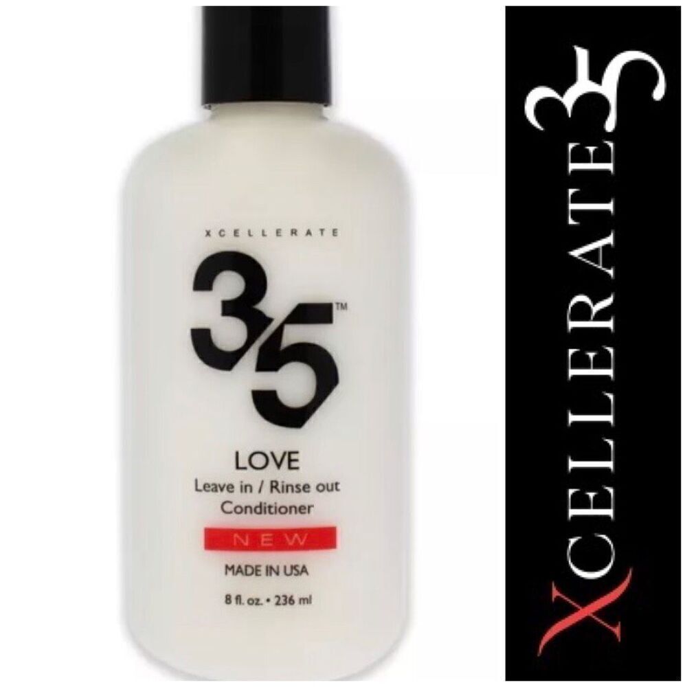 XCELLERATE 35 - LOVE Leave In/Rinse Out Conditioner. Unused but Product Unsealed